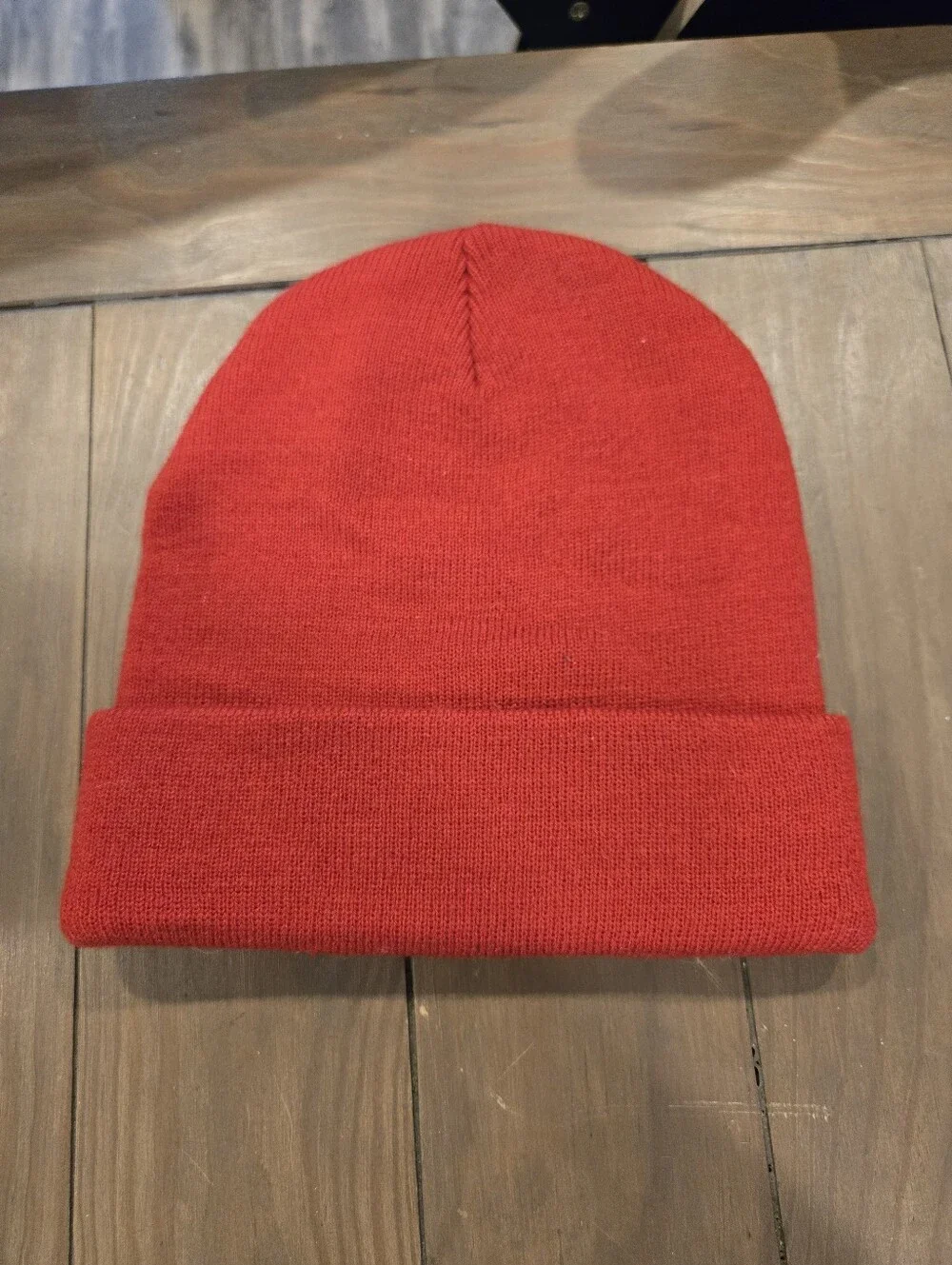 Red Jeffree Star Limited Edition Valentines Day Beanie with Heart Patches